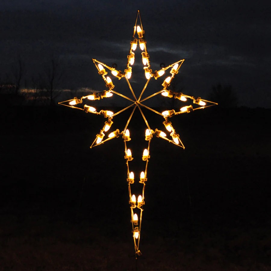 Outdoor christmas star decoration