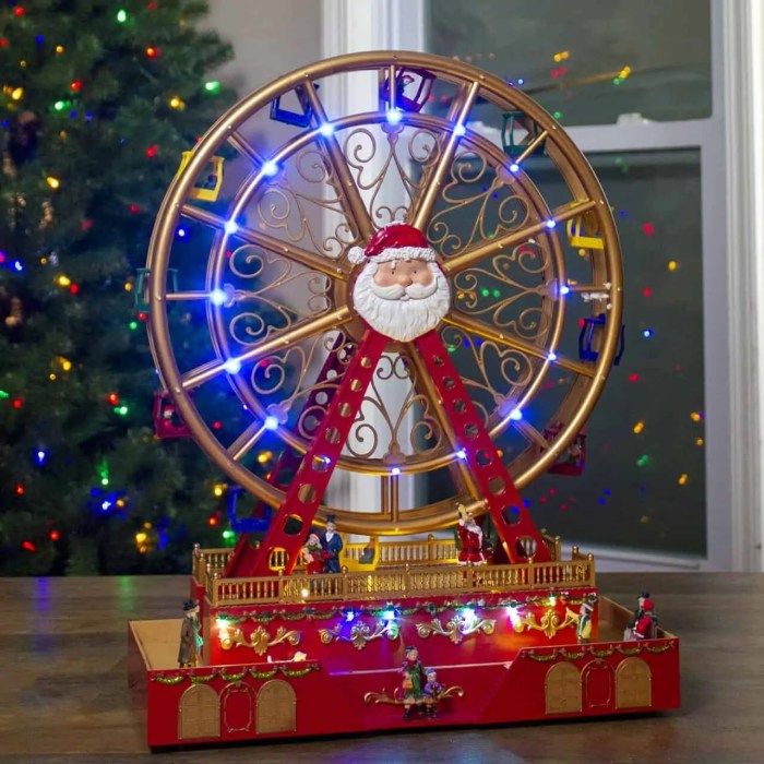 Christmas ferris wheel decoration