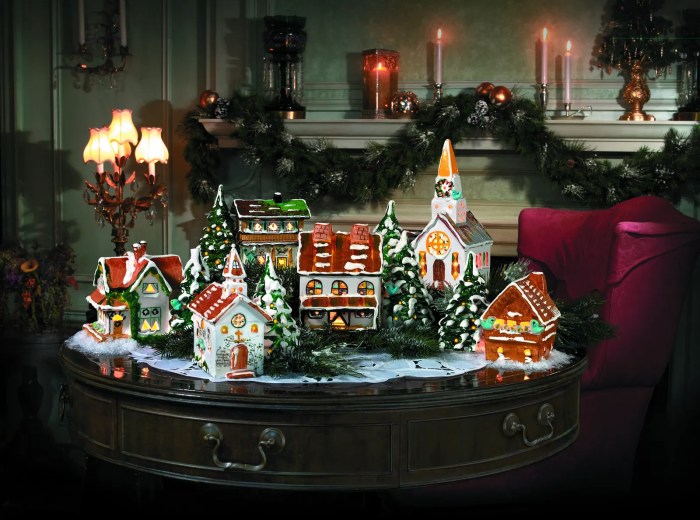 Christmas village decoration ideas