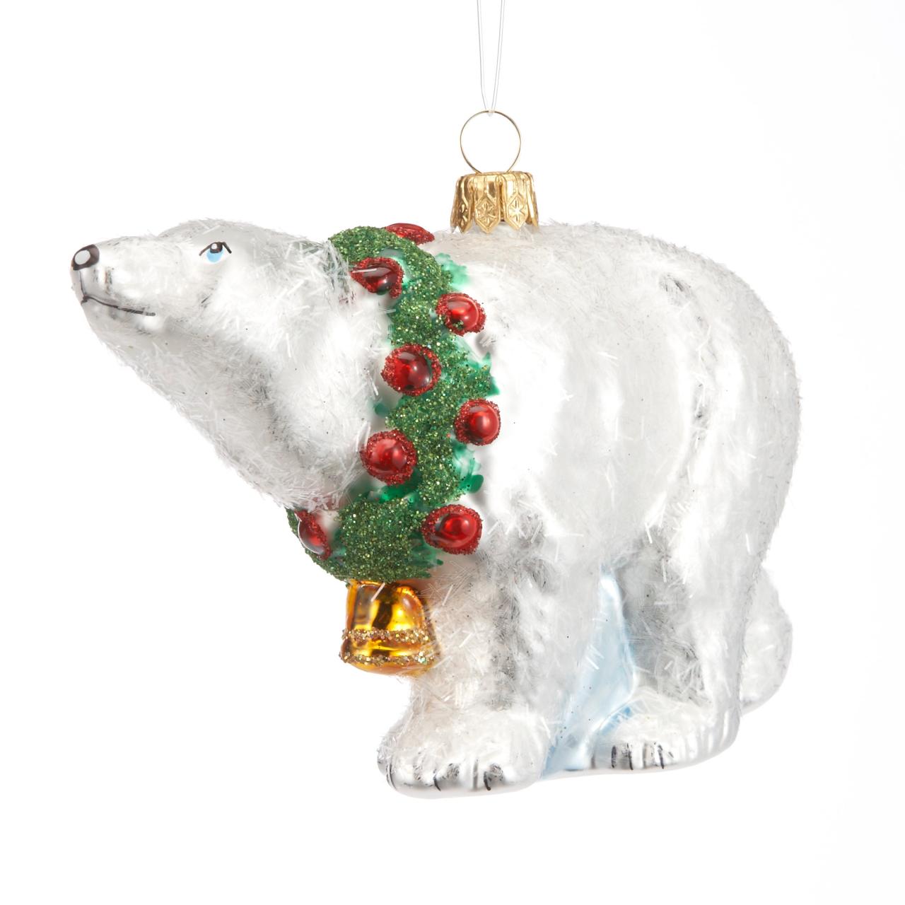 Polar bear christmas decoration