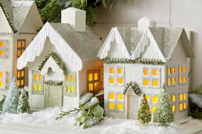 Christmas village decoration ideas