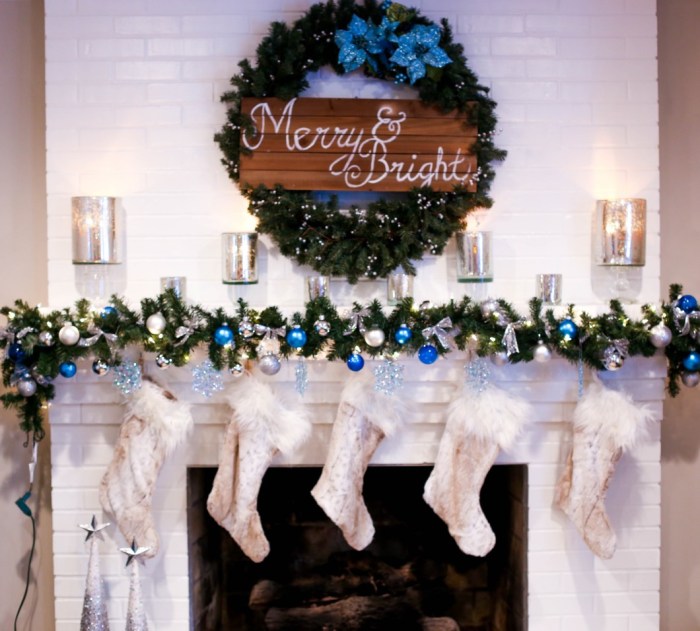 Christmas mantle decoration ideas