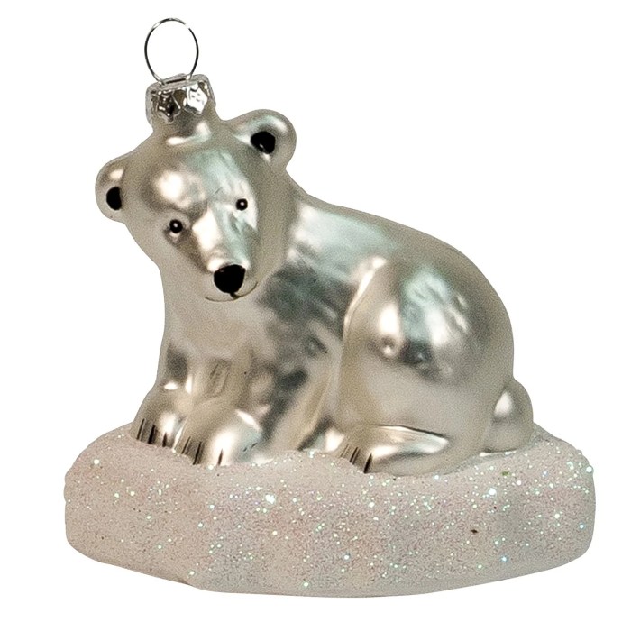 Polar bear christmas decoration