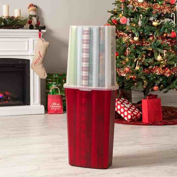 Christmas decoration storage containers